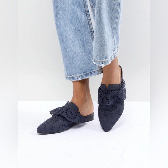 EUC Free People Sienna Eyelet Loafers - Picture 1 of 6